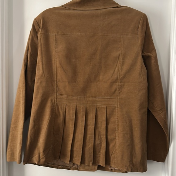 Susan Graver Women's Brown Blazer Jacket - Picture 2 of 4